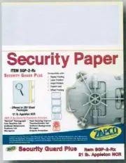 Security Paper, Blue/Canary 2-Part Carbonless, 11" x 17" - 500 Shts / 250 SETS