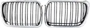 Chrome Frame Gloss Black Car Front Kidney Grille Dual Slat Grille Compatible For BMW F30 F35 E90 E91 E36 F10 F18 F06 F12 F22 F23 F15 F16(E36 97-99)