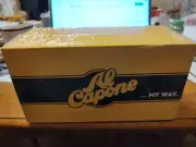 Al Capone Cigarillo Logo Swag Whiskey Rocks Glasses NIB Set of 2 - Unique Cigar