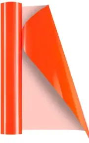 HTV Heat Transfer Vinyl Bundle Rolls 12" X 15’ Orange Vinyl for T-shirt