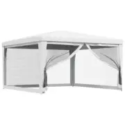Gazebo Party Tent 4x4m White Outdoor Wedding Tent Canopy Camping Marquee
