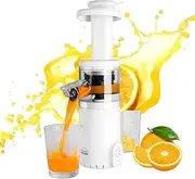 Mini Slow Masticating Juicer Machines, Cold Press Masticating Juicer with Big Wide Chute, 300ml Capacity, Easy to Clean for Celery Fruit Vegetable, Fully Automatic Slow Juciers Maker