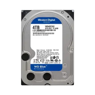 【WD 威騰】WD40EZAX 藍標 4TB 3.5吋SATA硬碟