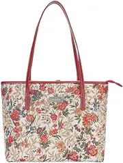 [Signare] Tapestry Shoulder Bag Tote Bag for Women with Travel or Work Tote Bags for Women