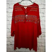 NWT Umgee red boho dress, size M.