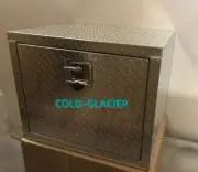 24" WIDE ALUMINUM TOOL BOX UNDER BED DIAMOND PLATE