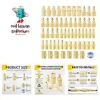 Air Coupler & Plug Kit,55 Pcs 1/4" NPT Air Tool Fittings Set,Quick Connect Ai...