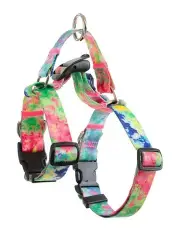 [Korea Collection] Small Dog Double-Lined Straps Harness in Sweet Green