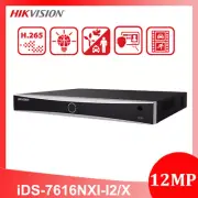 Hikvision NVR iDS-7616NXI-I2/X 1U 4K 12MP DeepinMind 16CH 2-SATA non-PoE H.265+