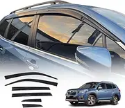 OAD4X4 Weathershields Compatible with Subaru Forester S5 2018-2025, Injection Weather Shields Window Visors Wind Deflectors Sun Rain Guard 6PCS Set