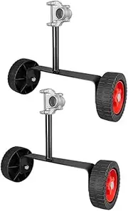 Sosoport 2pcs String Trimmer Support Wheels Auxiliary Wheels for Manual Lawn Mower Grass Mower Universal Fit for Gas Electric Brushcutter