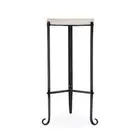 Butler Specialty Company Freya Marble And Iron 11.5" Table - White