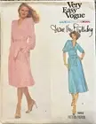 RARE!! 70s Vintage VOGUE Sewing Pattern #1853 Furstenberg Wrap Dress Sz 10 UC/FF