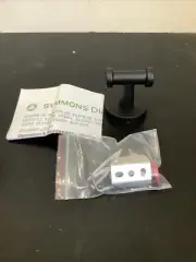 Symmons Double Robe Hook. Matte Black. 353DRH-MB. @68