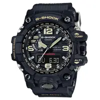 在飛比找PChome24h購物優惠-G-SHOCK 挑戰極限大陸方位羅盤電波錶-強悍黑-GWG-