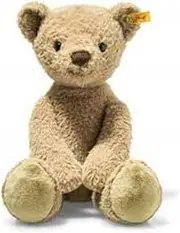 [Steiff] Soft Cuddly Friends Tommy Teddy Bear 40 cm Cuddly Toy for Children - Cuddly & Soft Washable - Caramel (113659)