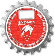 AFL Bottle Opener, Magnet & Coaster - Sydney Swans - Aussie Rules
