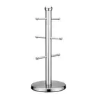 6 Hook Peg Hanging Tea Cup Coffee Mug Tree Rack Holder Kitchen Drinkware Shelf