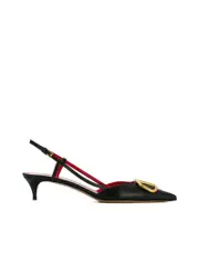 Valentino Garavani Vlogoplaque Slingback Pumps