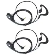 G Shape Ear Hook Radio Earpiece with Mic for Motorola Talkabout T800 T600 T46...