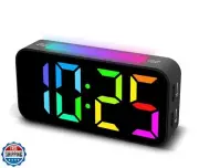 Topski Loud Alarm Clocks for Bedrooms Heavy Sleepers, Digital Bedside Clock w