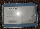 LACOSTE King Sheet Set 100% Cotton Percale Alllure Blue 4 pieces