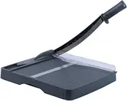 Storage Paper Cutter Centimeter and Inch Double Use Paper Trimmer Drawer Storage 12'' Cut Length 16 Sheets Capacity (Color : Black, Size : 523 * 335 * 44mm)