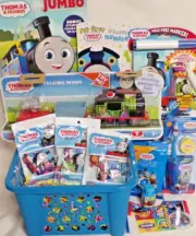 NEW THOMAS THE TRAIN GIFT BASKET TOYS BOOKS EASTER BIRTHDAY PLAY SET