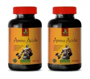 amino energy - AMINO ACIDS BCAA 1000mg - muscle building -2 Bottles 200 Capsules