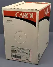 1000' Carol E3522S.30.03 Unshielded Plenum FLP Cable, Red, 14 AWG, 2 Conductors