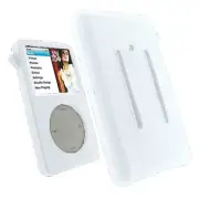 White / Clear Silicone Skin Case Cover iPod Classic 80GB 7th 120GB 160GB