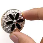 10pcs flower Circular handle Single Hole Cabinet Handle Furniture Knob Cupboard