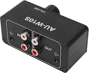 EVTSCAN Mini Stereo Audio Preamp Headphone Amplifier Volume Controller with 3.5mm RCA Jack Output