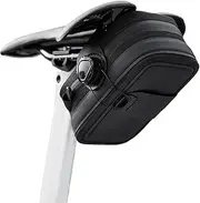 Under Saddle Bicycle Bag, Rear Wheel Saddle Bag for Bicycles, Waterproof Bicycle Saddle Bag with Screw Lock for Everyday Commute Camping Cycling Travel Bike Packing