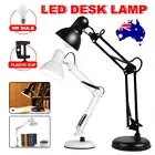 Super Bright Swing Arm Bedside Table Lamp LED Desk Light Study Reading Dimmer AU