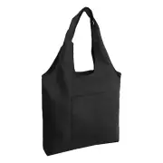 Canvas Tote Bag Canvas Shoulder Bag Personalized Reusable Handbag Black