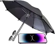 Cell Phone Umbrella Sun Shade - Anti-Glare Shield, Outdoor Mobile Holder for Phone Protection