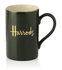 在飛比找Yahoo!奇摩拍賣優惠-茶藝師 英國倫敦harrods哈羅斯陶骨瓷杯馬克杯情侶杯歐式