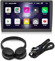 Elinz 10.1" IPS TFT LCD Android 8.1 Active Car Headrest Monitor 1080P HD WiFi Touch Screen Digital Airplay Miracast No DVD Player Bluetooth Headphone & Car Charger, Easy to Install, FM,BT Transmitter
