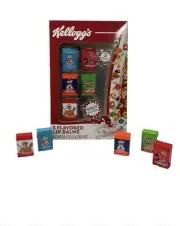 Taste Beauty 5-Piece Kelloggs Cereal Flavored Lip Balm Vending Machine Set, Cute