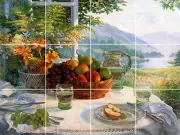 Art Fruit Grape Mural Ceramic Decor Backsplash Tile #43