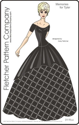 Memories Dress Doll Clothes Sewing Pattern for Tyler Fletcher Tonner