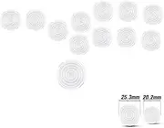Hitbox Button Caps, Arcade Stick Replacement Button Caps for Mechanical PushButtons, for Kailh/Cherry/TTC/Akko Switches Caps, Arcade Button Accessories (White Button Caps 12pcs 24mm + 1pcs 30mm)