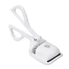 Electric Lash Curler 3 Gears Temperature Heated Eyelash Curler(White ) FTD