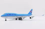 JC Wings XX20186 Korean Air Cargo Boeing 747-400F HL7486 Diecast 1/200 AV Model