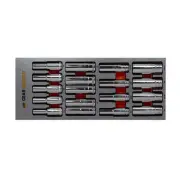 Gearwrench 18pc 1/2"Dr Met & SAE 6 Point Deep Socket Set with EVA Tray 83995