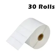 30Rolls 2000 Labels 3"x1" Direct Thermal for Zebra LP2443 LP2844 LP2442 TLP2844