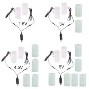 2in1 D Battery to USB Electric for Lantern Gas Stove Propane Water Heater Toys