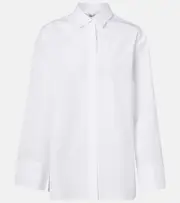 ['S Max Mara] 'S Max Mara Marte cotton shirt UK 14 white