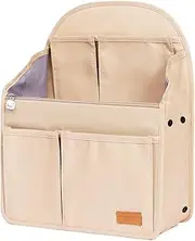 [bagINBAG QIANPA] IN Backpack Organizer Insert,Nylon Organizer Insert for Backpack Rucksack Shoulder Bag Woman MCM divider foldable